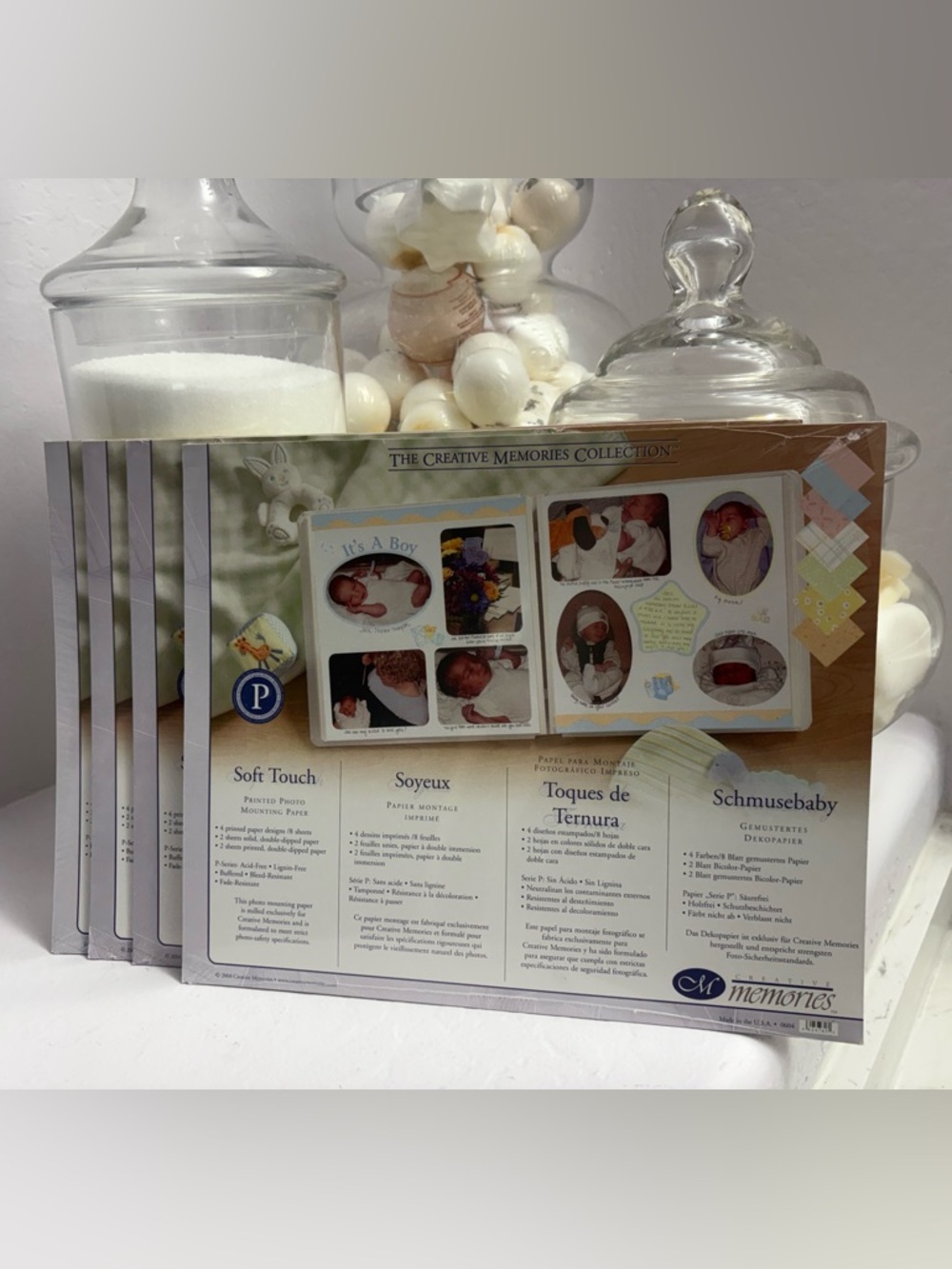 CREATIVE MEMORIES Printed Photo Mounting Paper Pack Bundle NIP